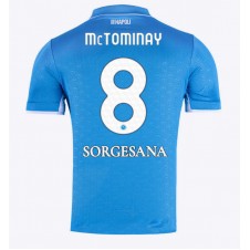 SSC Napoli Scott McTominay #8 Hjemmedrakt 2024-25 Kortermet